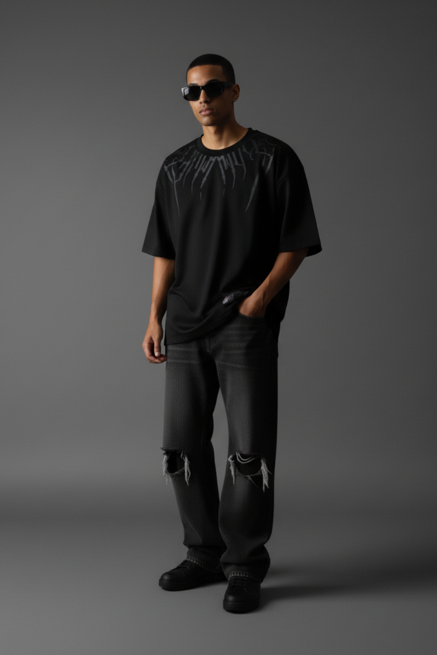 Weave of Wraith Oversized T Shirt